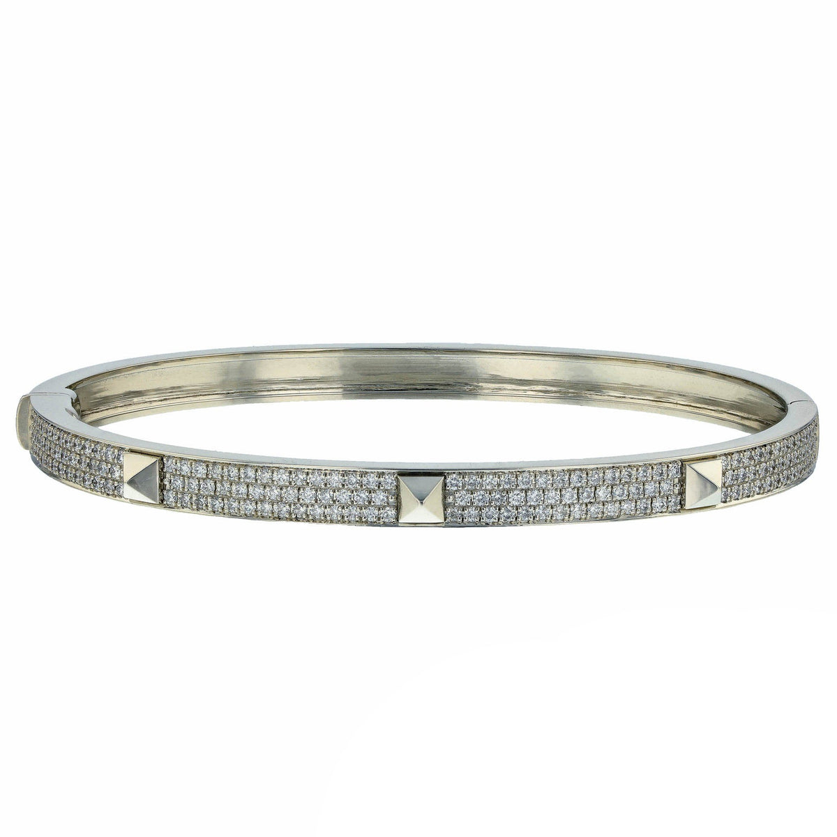 18K Collier De Chien Diamond Hermes Bracelet