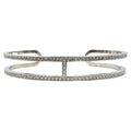 18K Ever Chain D?¡¥ancre Cuff Diamond Hermes Bracelet