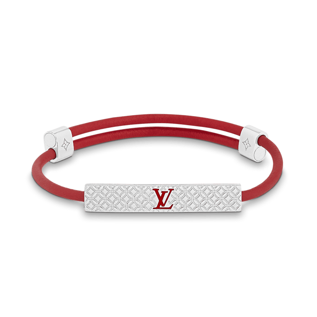 18K Louis Vuitton Champs Elys¡§|es Red Bracelet