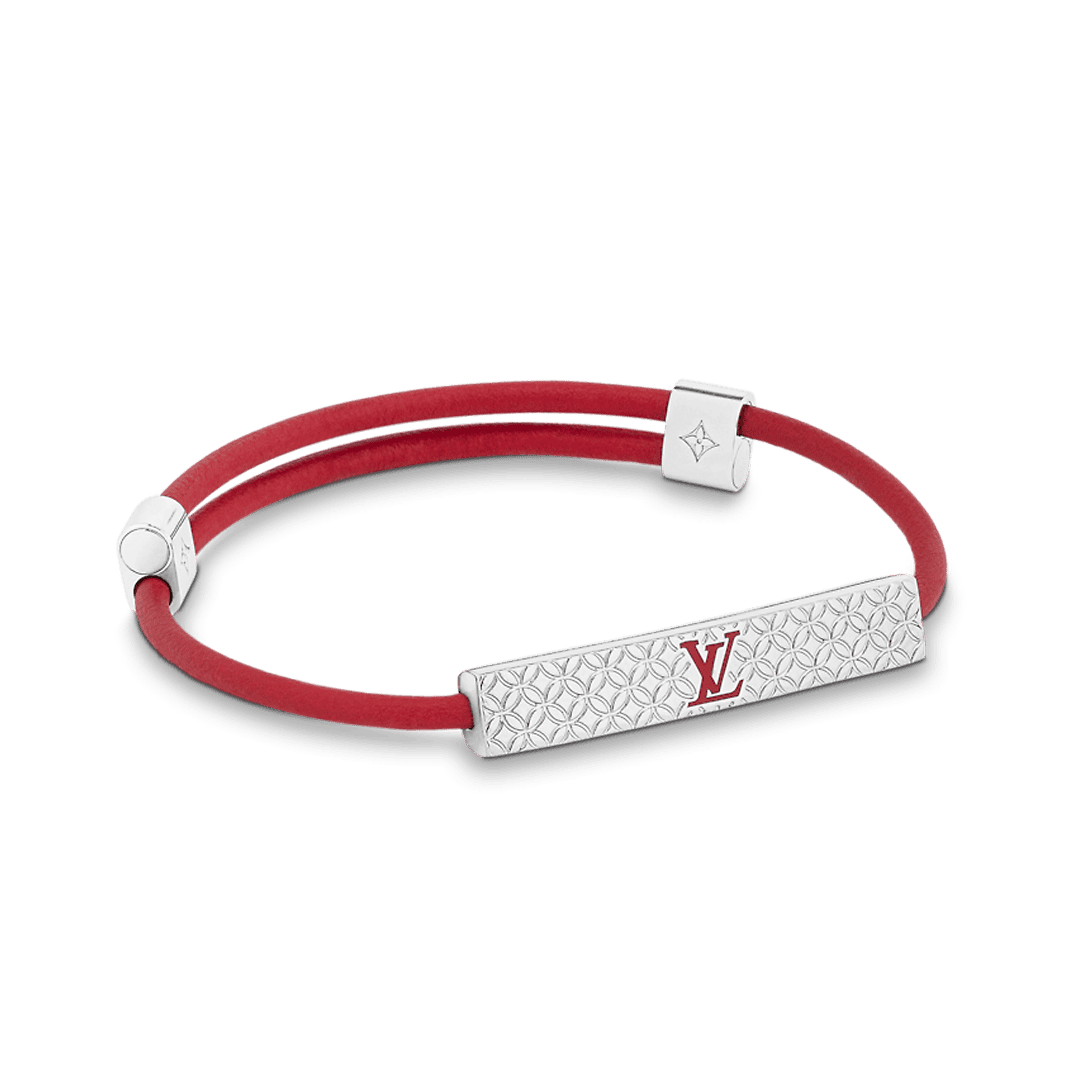 18K Louis Vuitton Champs Elys¡§|es Red Bracelet