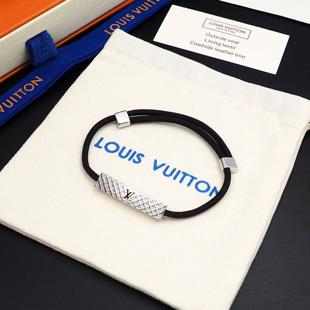 18K Louis Vuitton Champs Elys¡§|es Black Bracelet