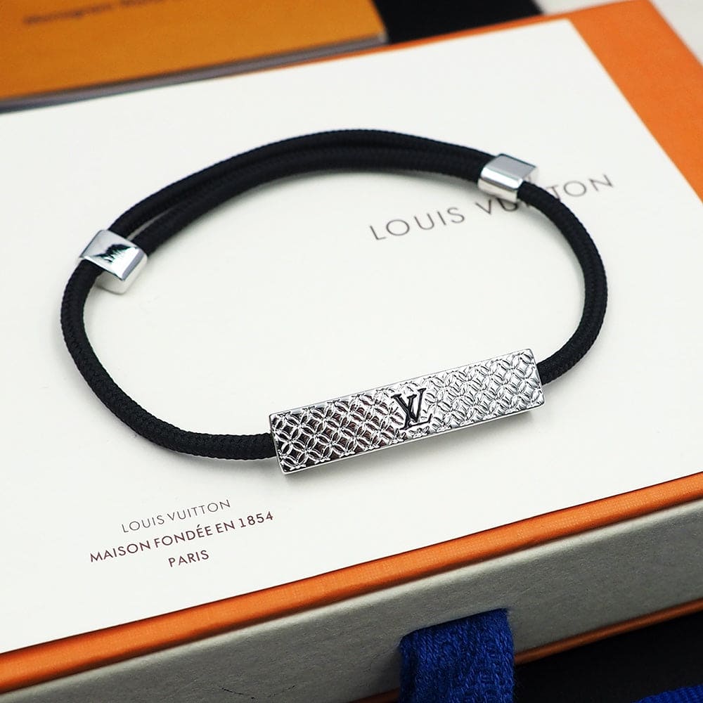 18K Louis Vuitton Champs Elys¡§|es Black Bracelet