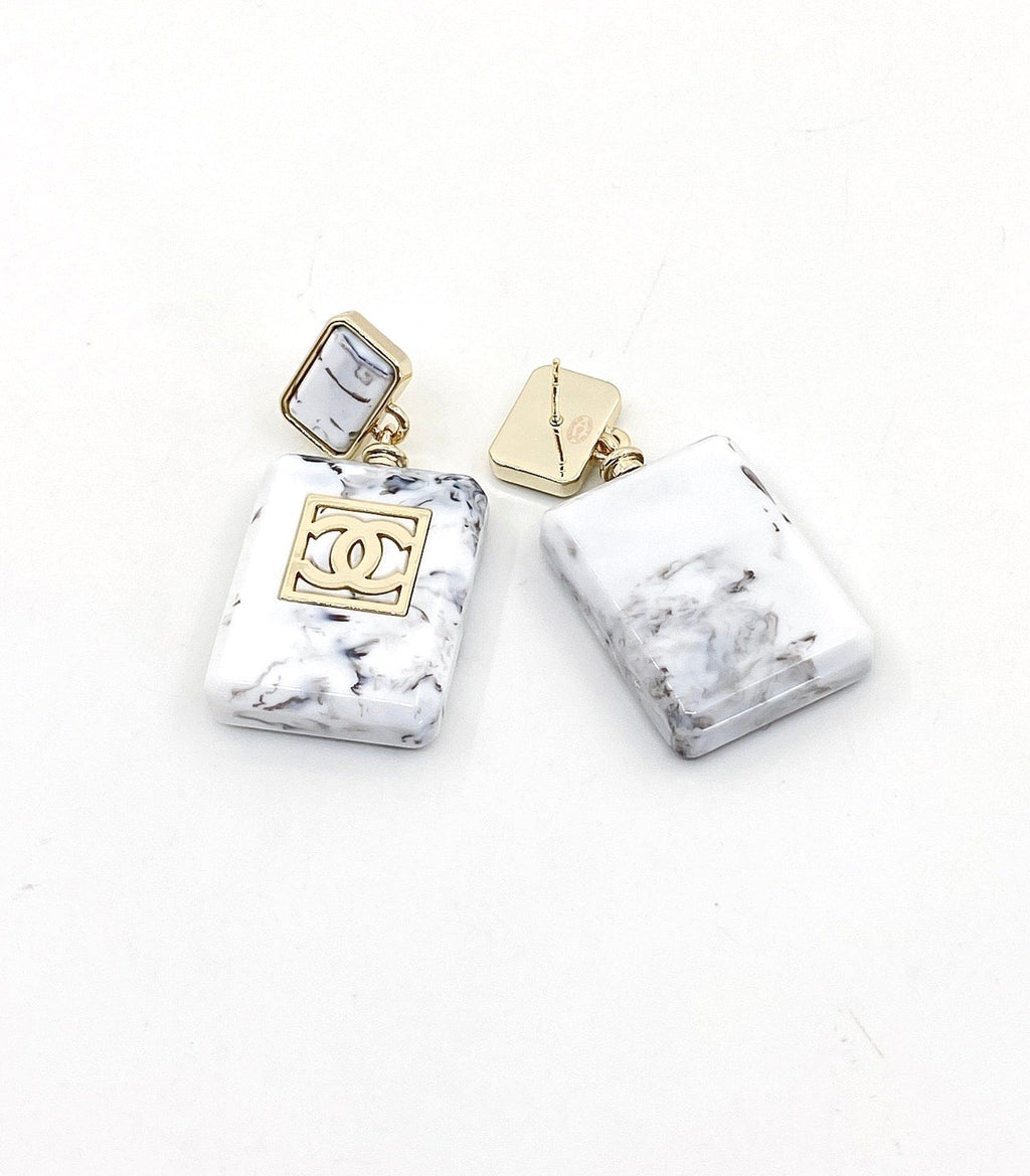 18K  Chanel Eternal No??5 Earrings