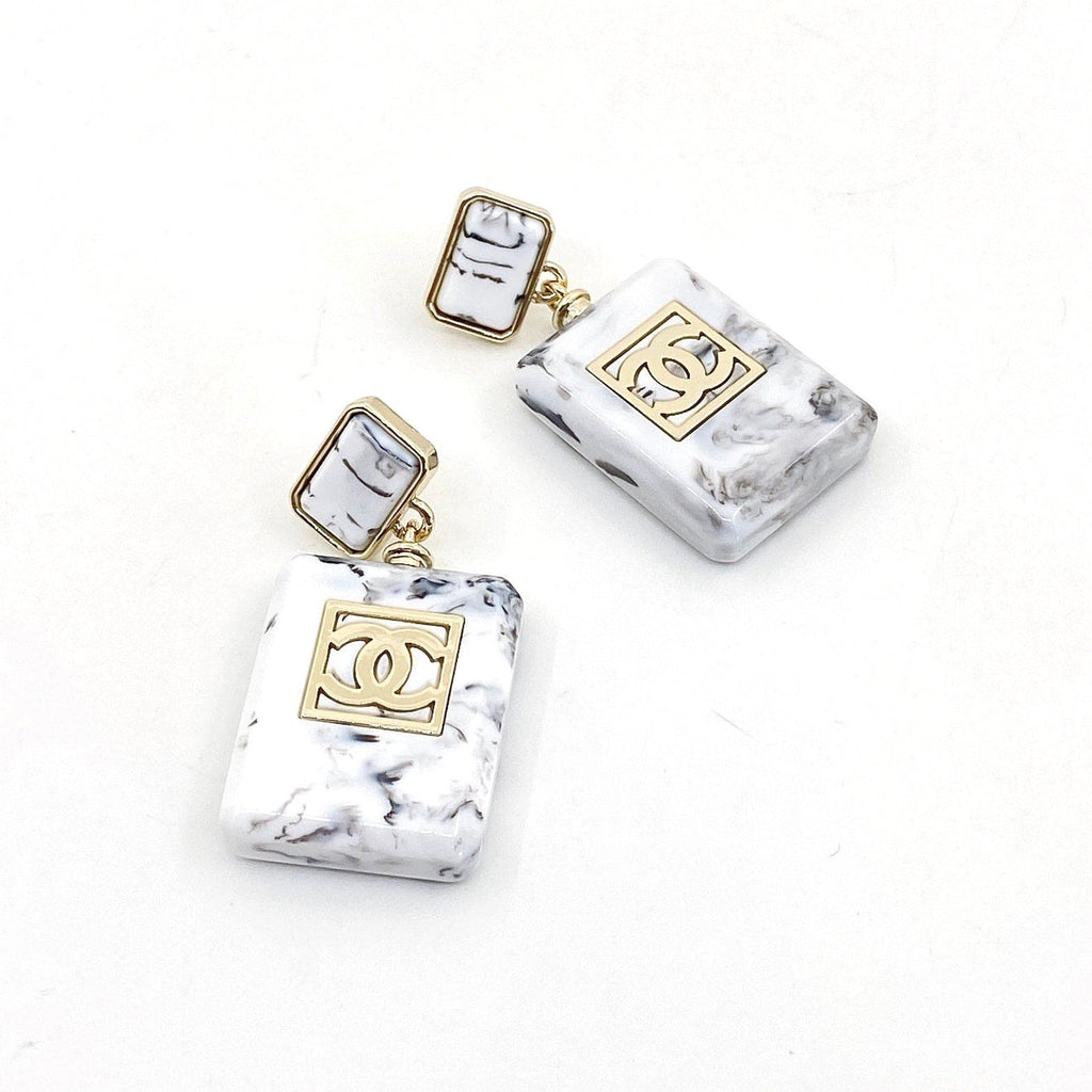 18K  Chanel Eternal No??5 Earrings