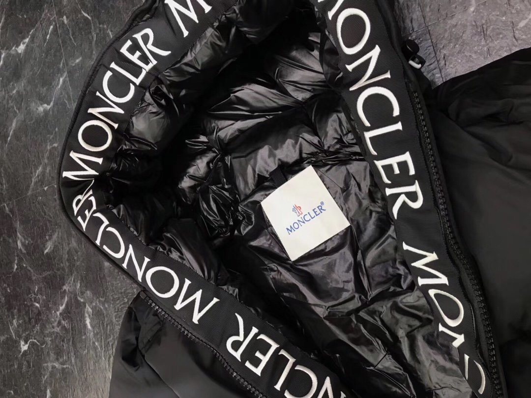 Moncler Long Hooded Quilted Puffer Coat