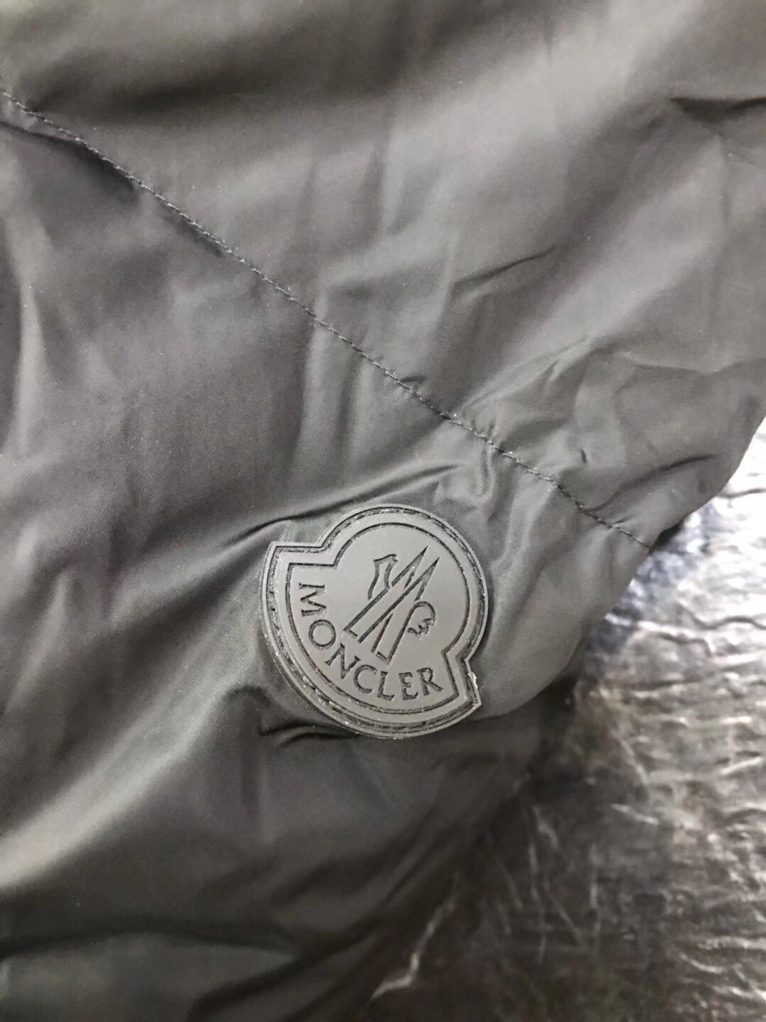 Moncler Long Hooded Quilted Puffer Coat