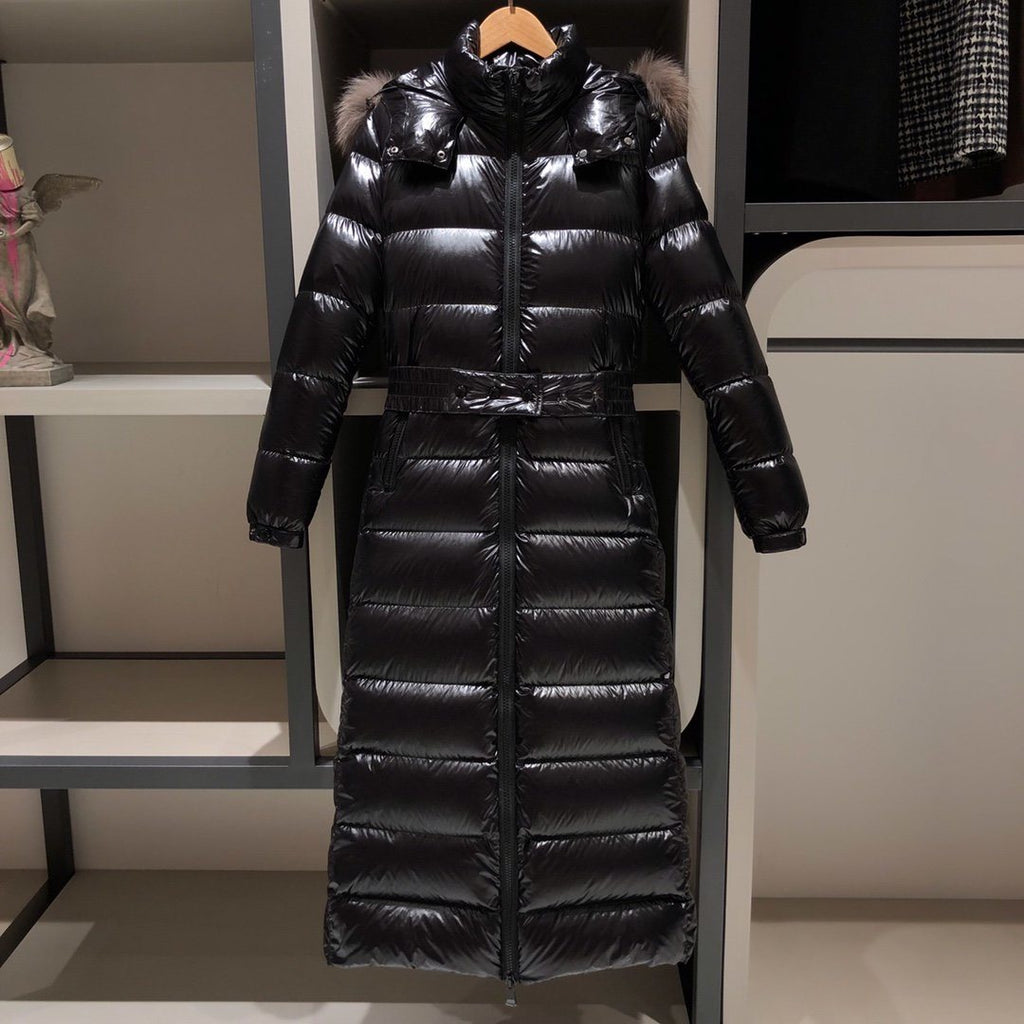 Moncler Women's Long Belted Puffer Coat