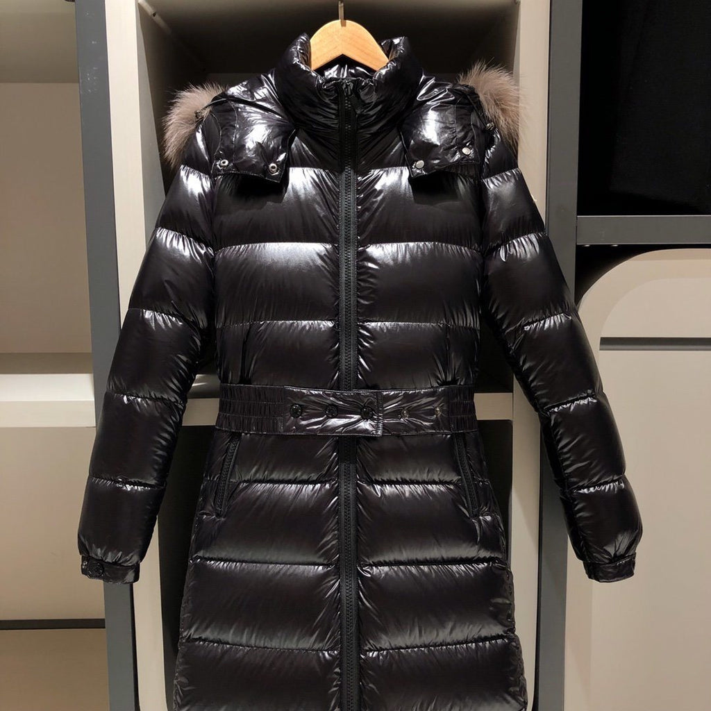 Moncler Women's Long Belted Puffer Coat