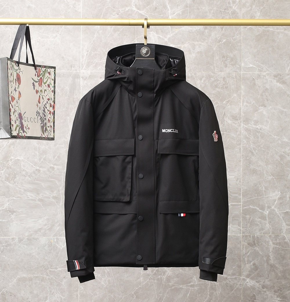 Moncler Hooded Utility Puffer Coat