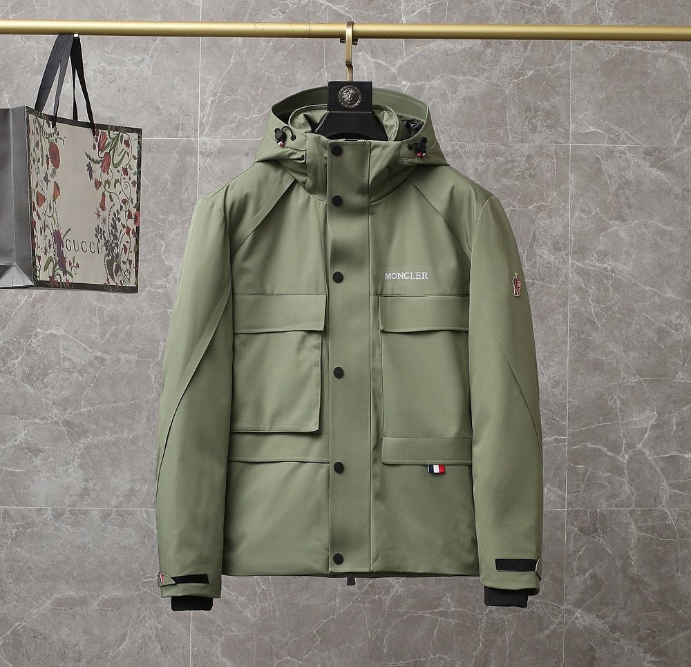 Moncler Hooded Utility Puffer Coat