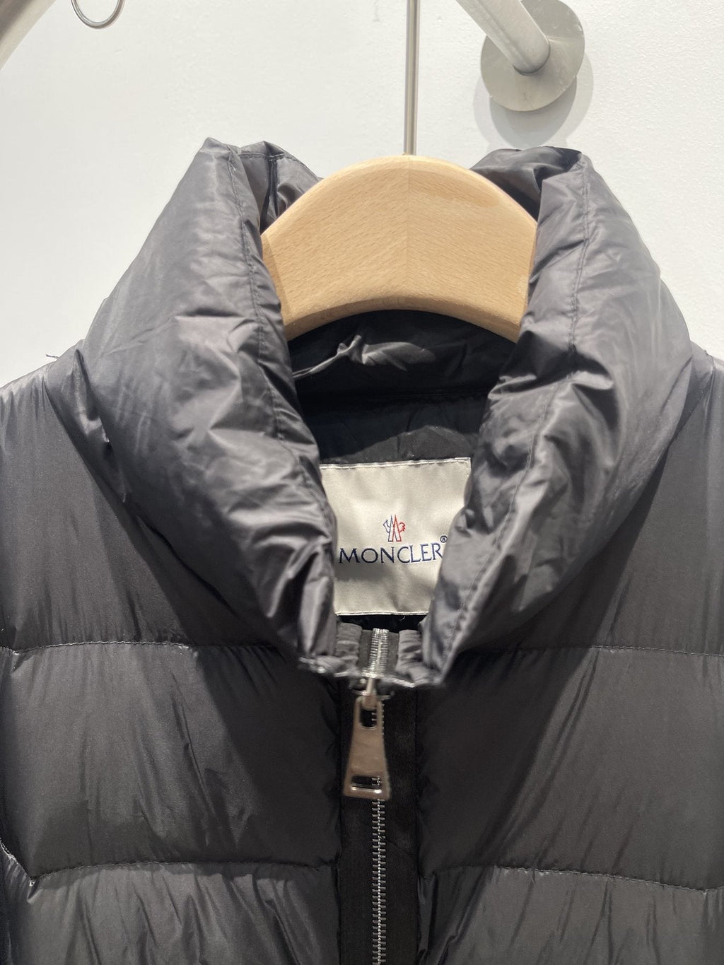Moncler Women's Long Black Quilted Down Coat