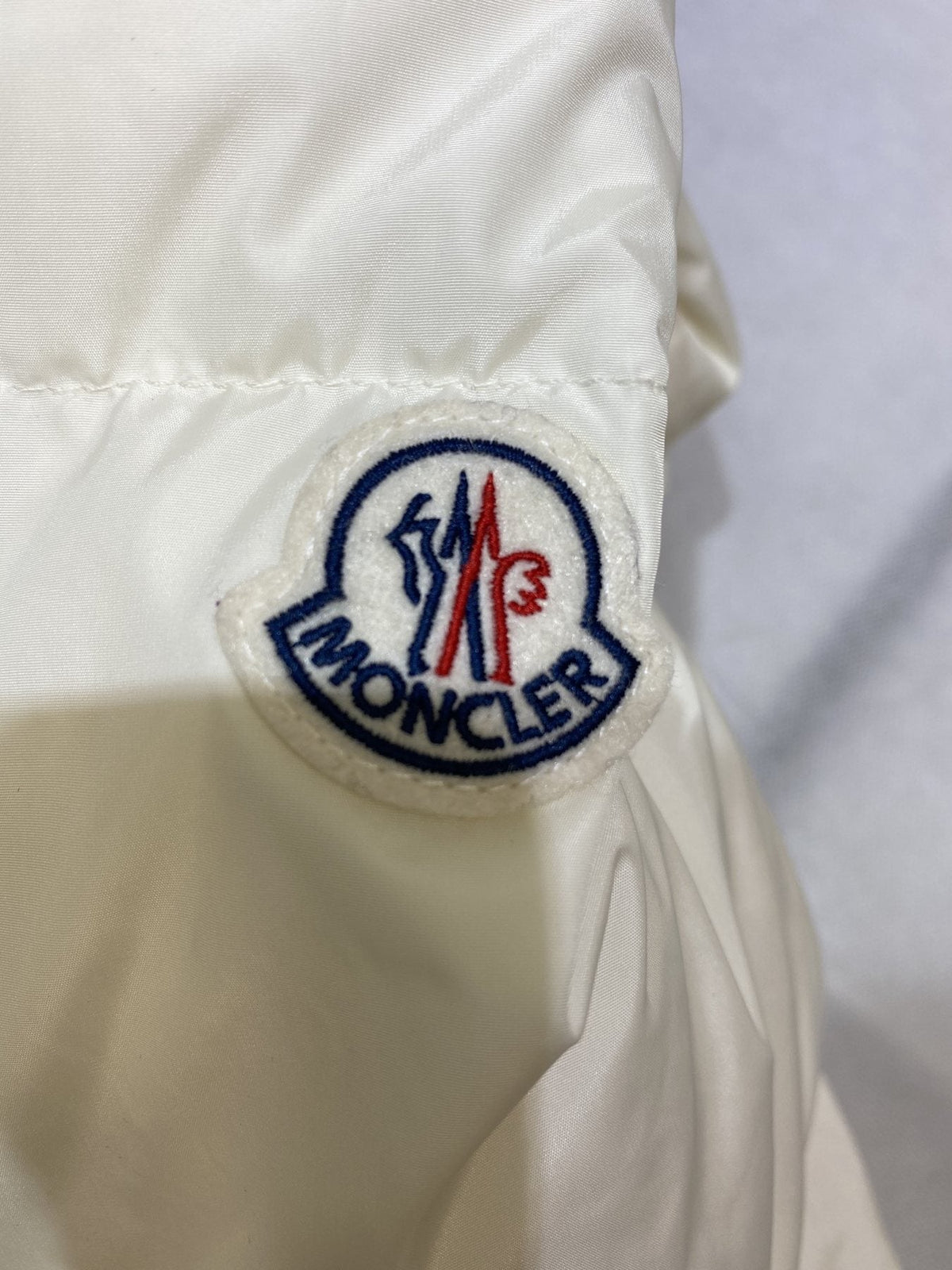 Moncler Women's Long Hooded Fur-Trim Down Coat