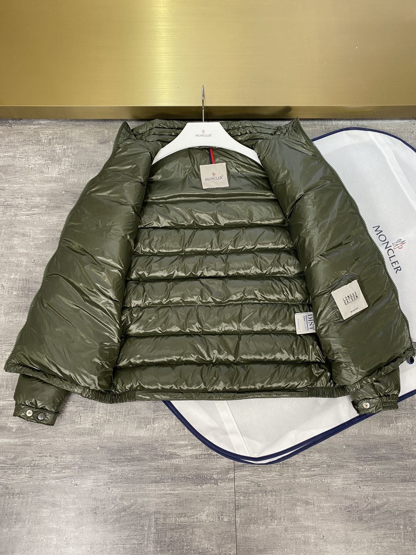 Moncler Lightweight Quilted Puffer Coat
