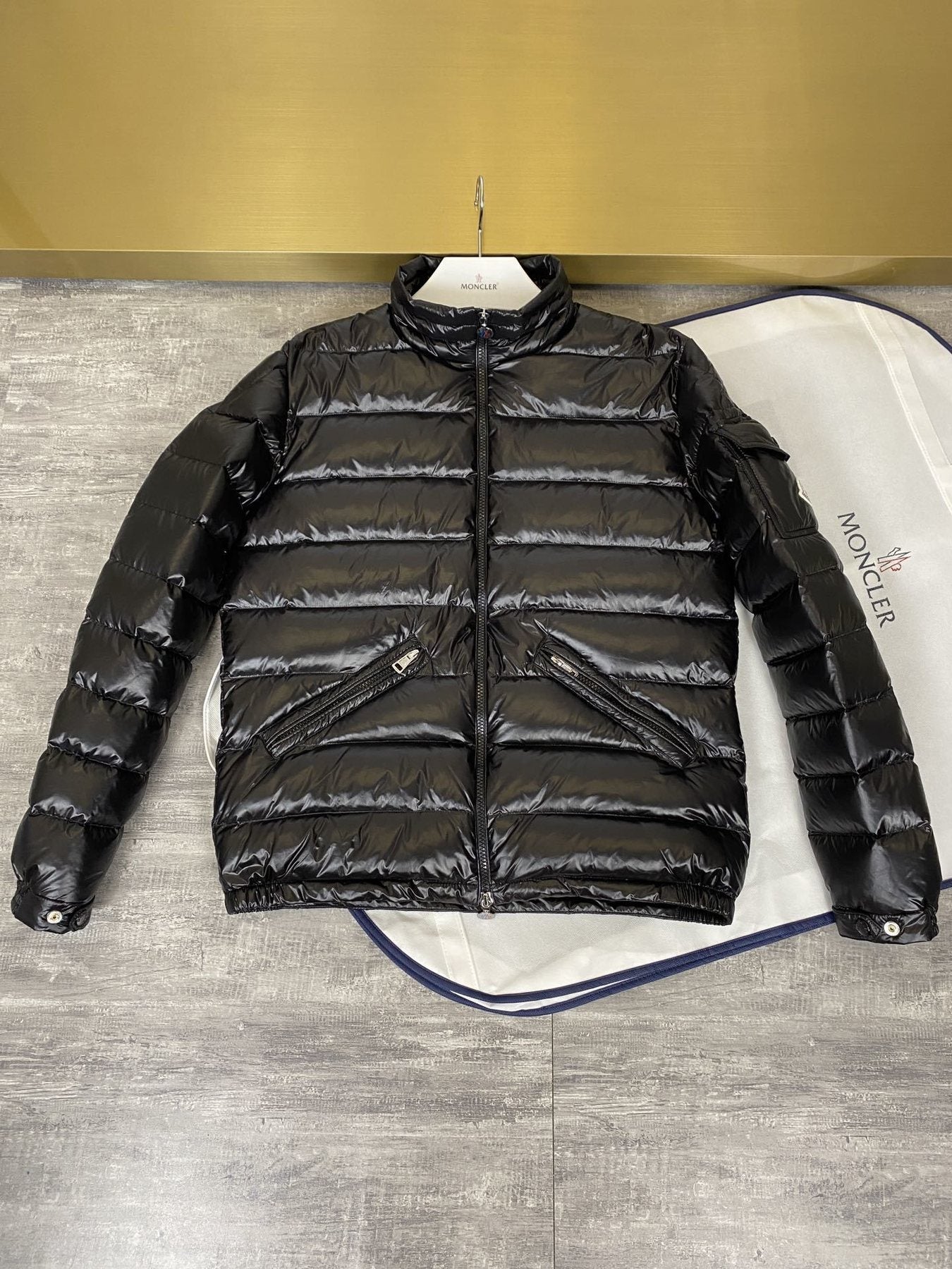Moncler Lightweight Quilted Puffer Coat