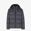 Fendi Grey Quilted Hooded Puffer Jacket
