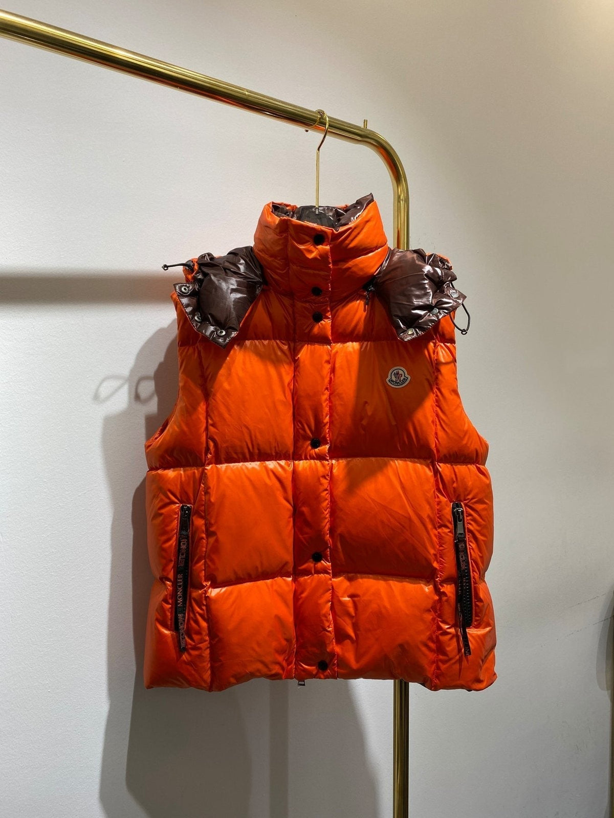 Moncler Women's Hooded Quilted Down Vest