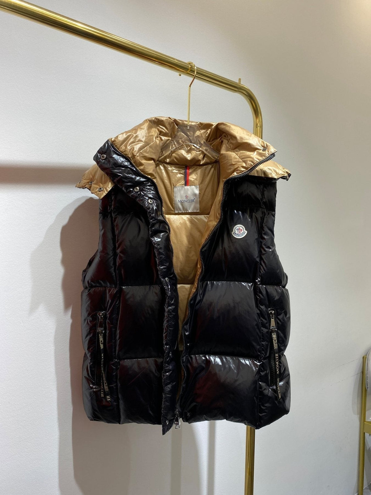 Moncler Women's Hooded Quilted Down Vest