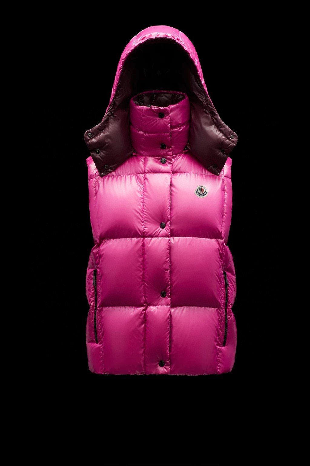 Moncler Women's Hooded Quilted Down Vest