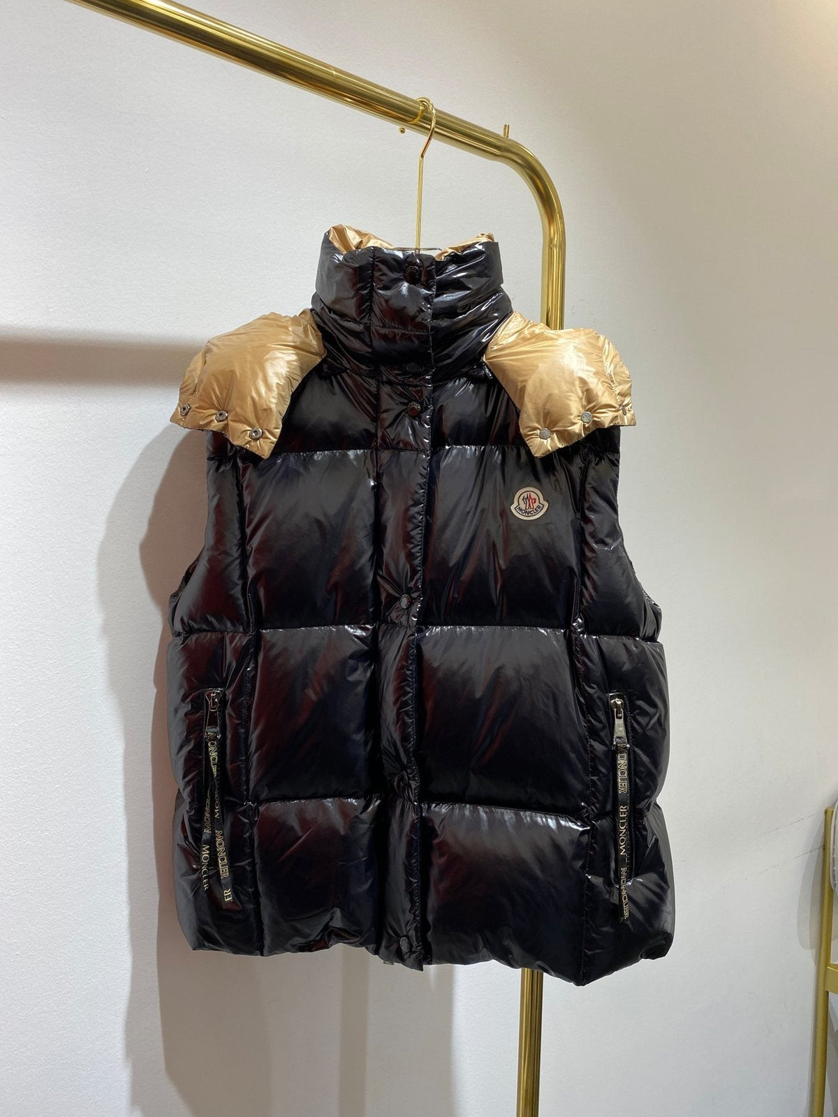 Moncler Women's Hooded Quilted Down Vest