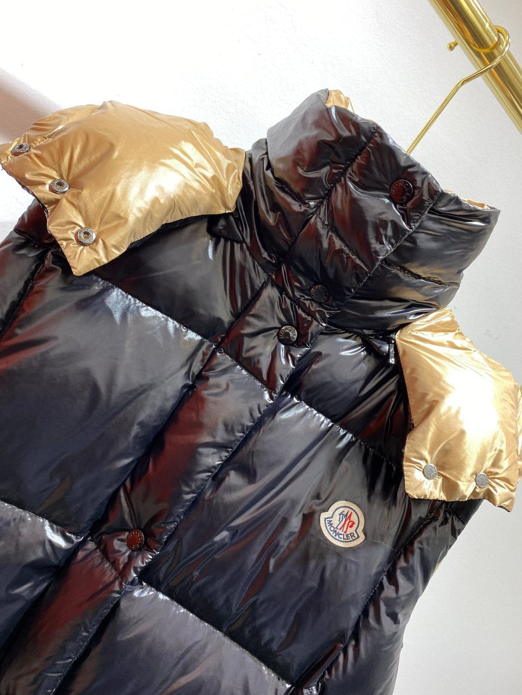 Moncler Women's Hooded Quilted Down Vest