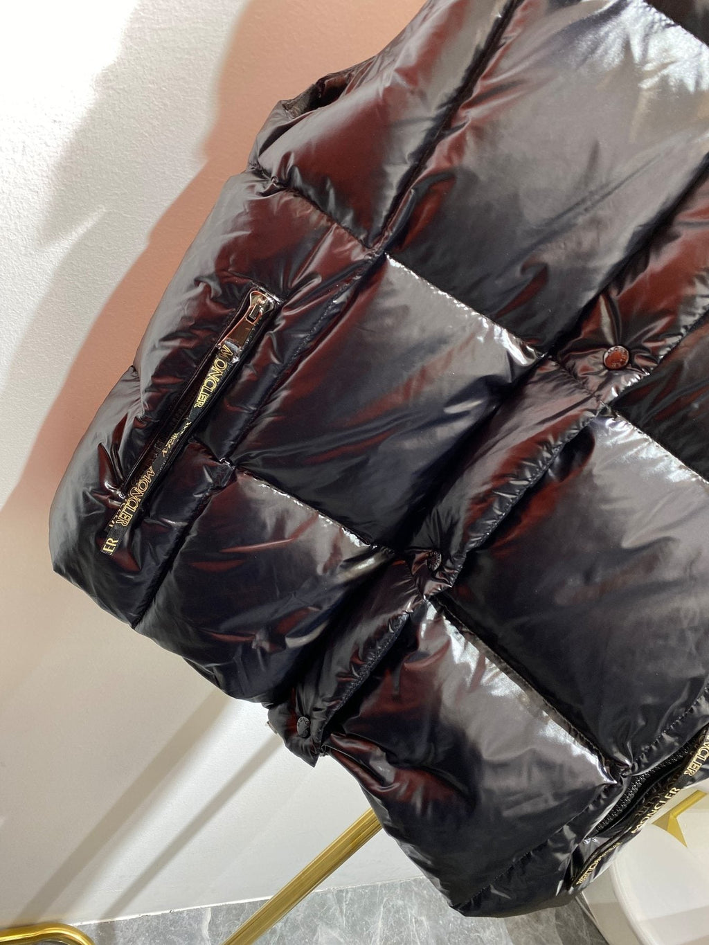 Moncler Women's Hooded Quilted Down Vest