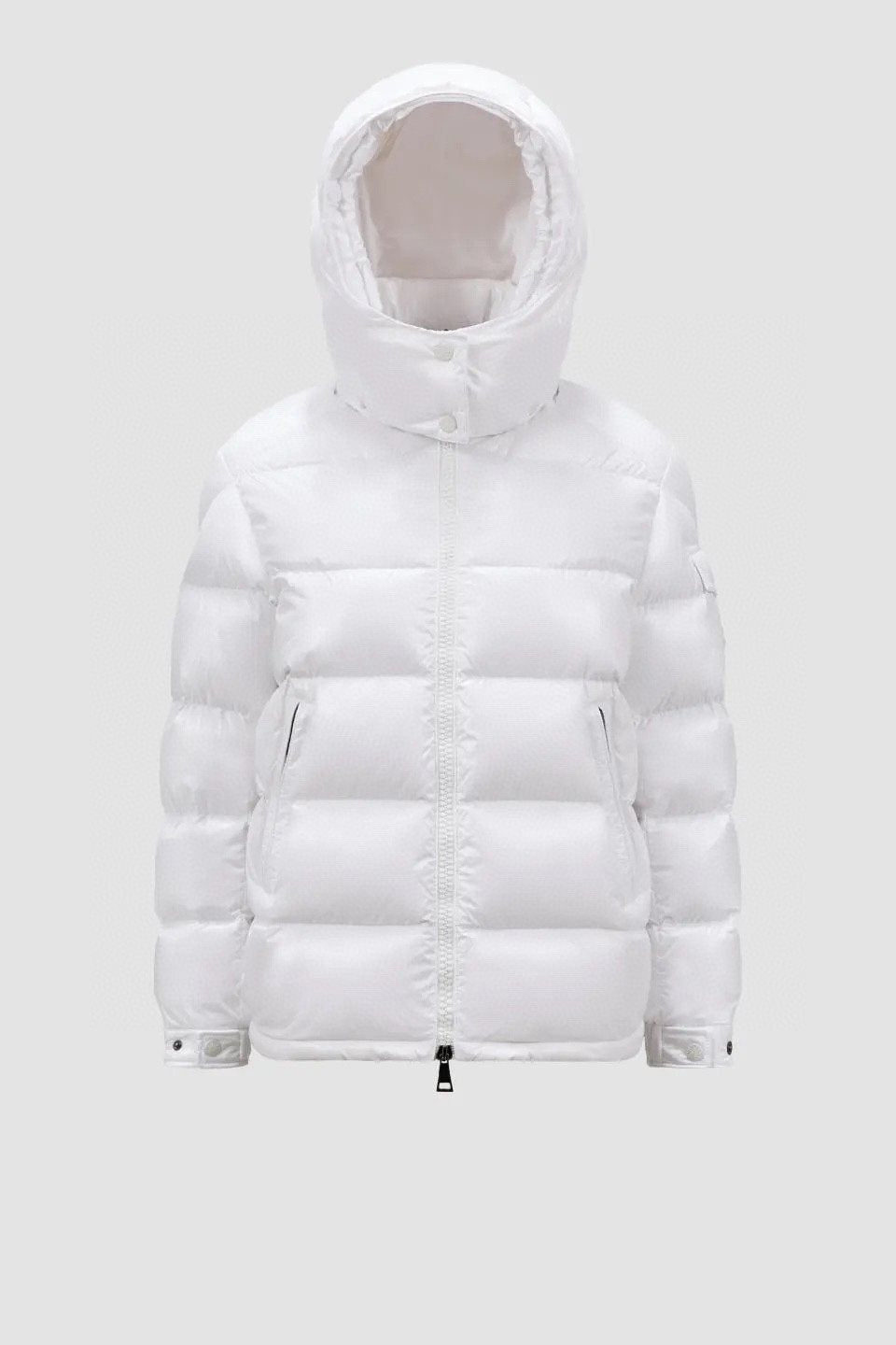 Moncler Maire Hooded Glossy Puffer Coat