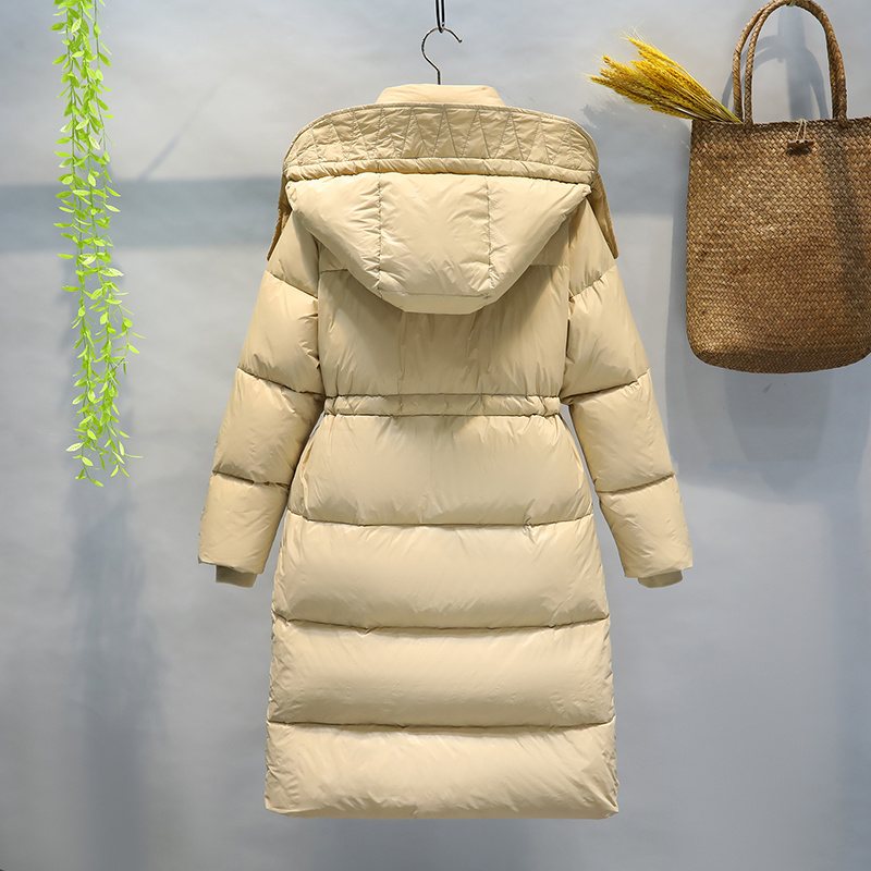 ANAS PLATYRHYNCHOS Hooded Long Down Jacket