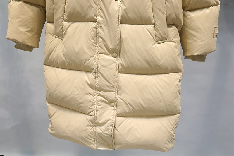 ANAS PLATYRHYNCHOS Hooded Long Down Jacket