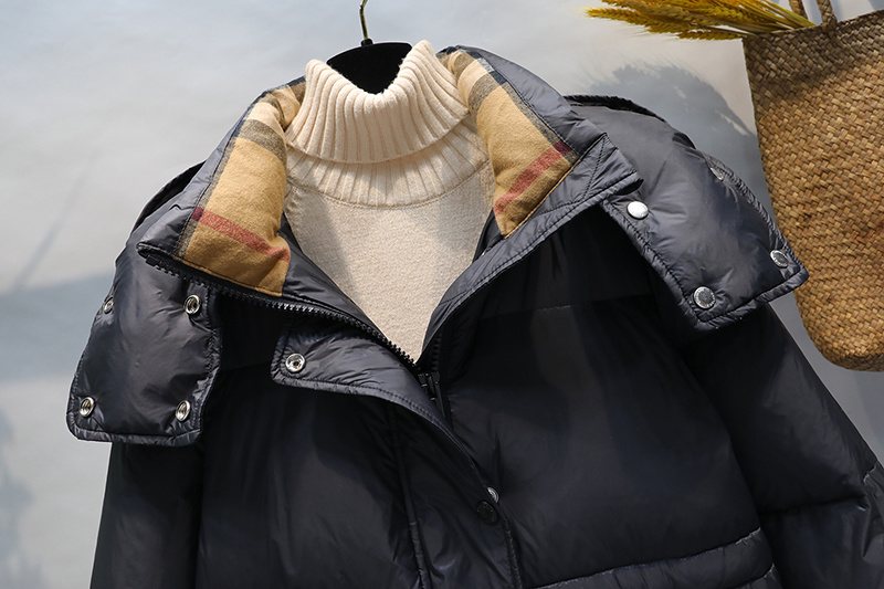 ANAS PLATYRHYNCHOS Hooded Long Down Jacket