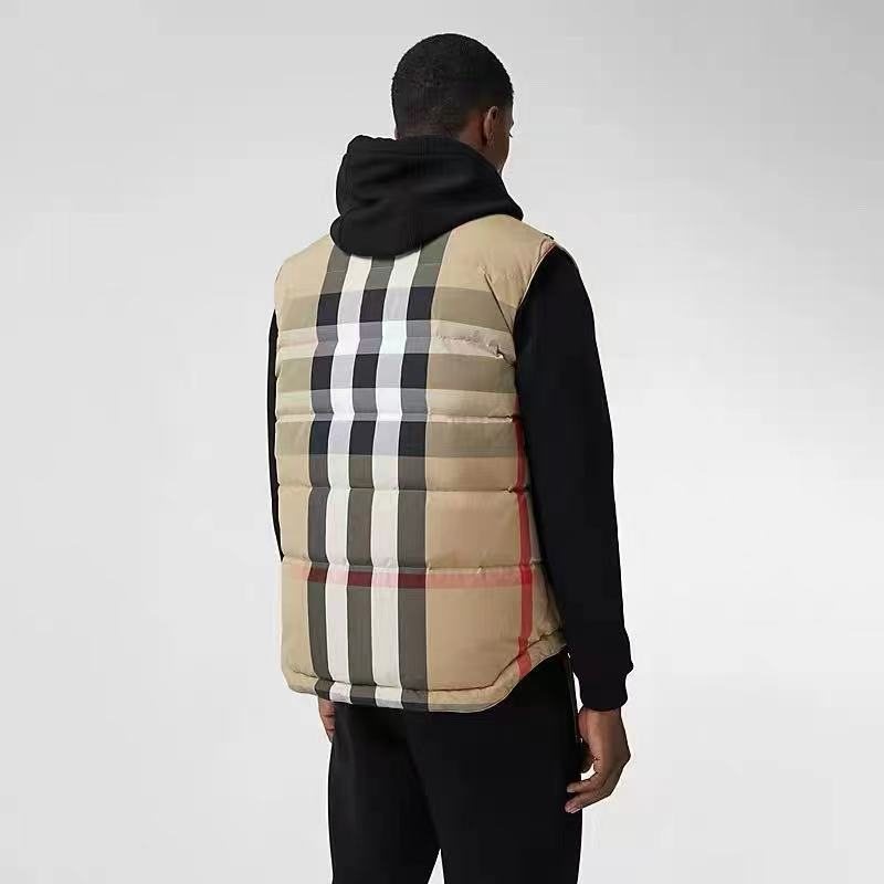 Burberry Reversible Check Down Vest