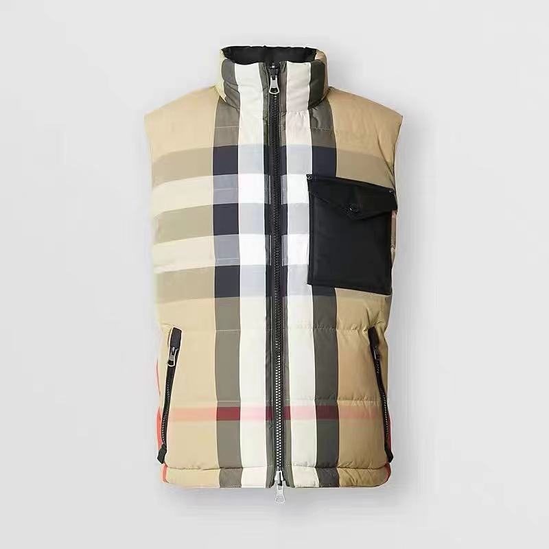 Burberry Reversible Check Down Vest