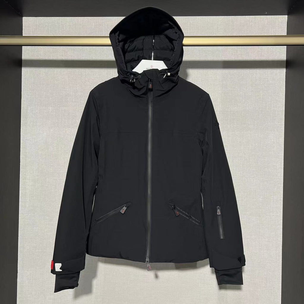 Moncler Women's Belted Hooded Ski Coat