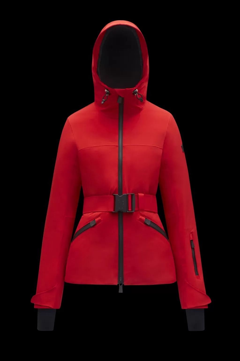 Moncler Women's Belted Hooded Ski Coat