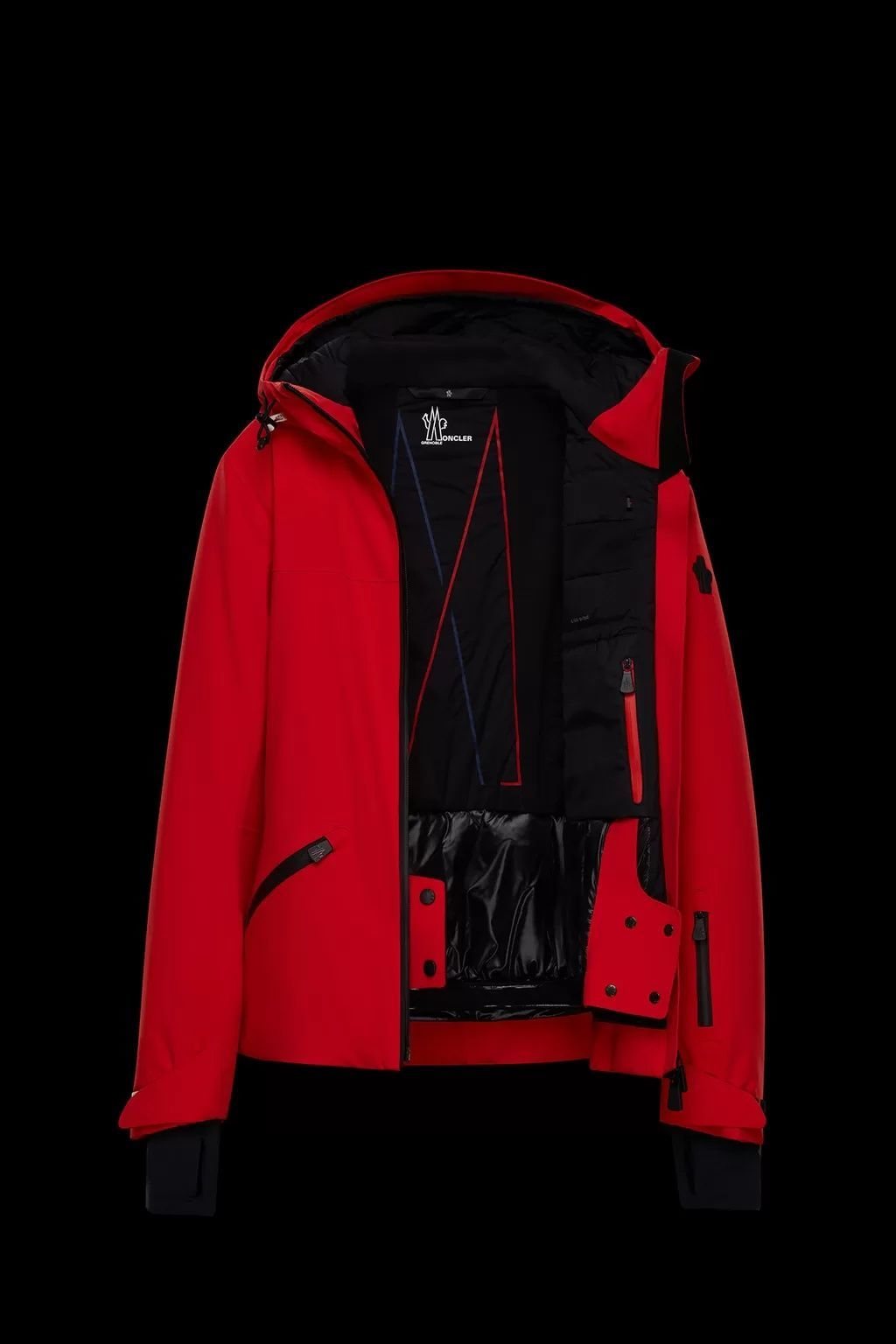 Moncler Women's Belted Hooded Ski Coat