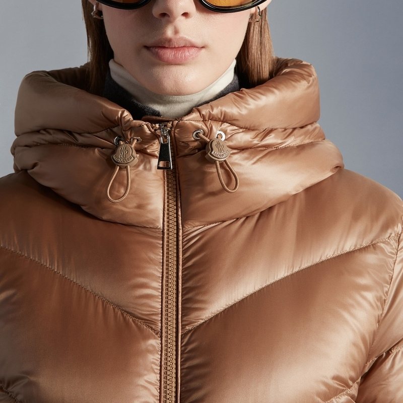 Moncler Women's Hooded Long Down Coat
