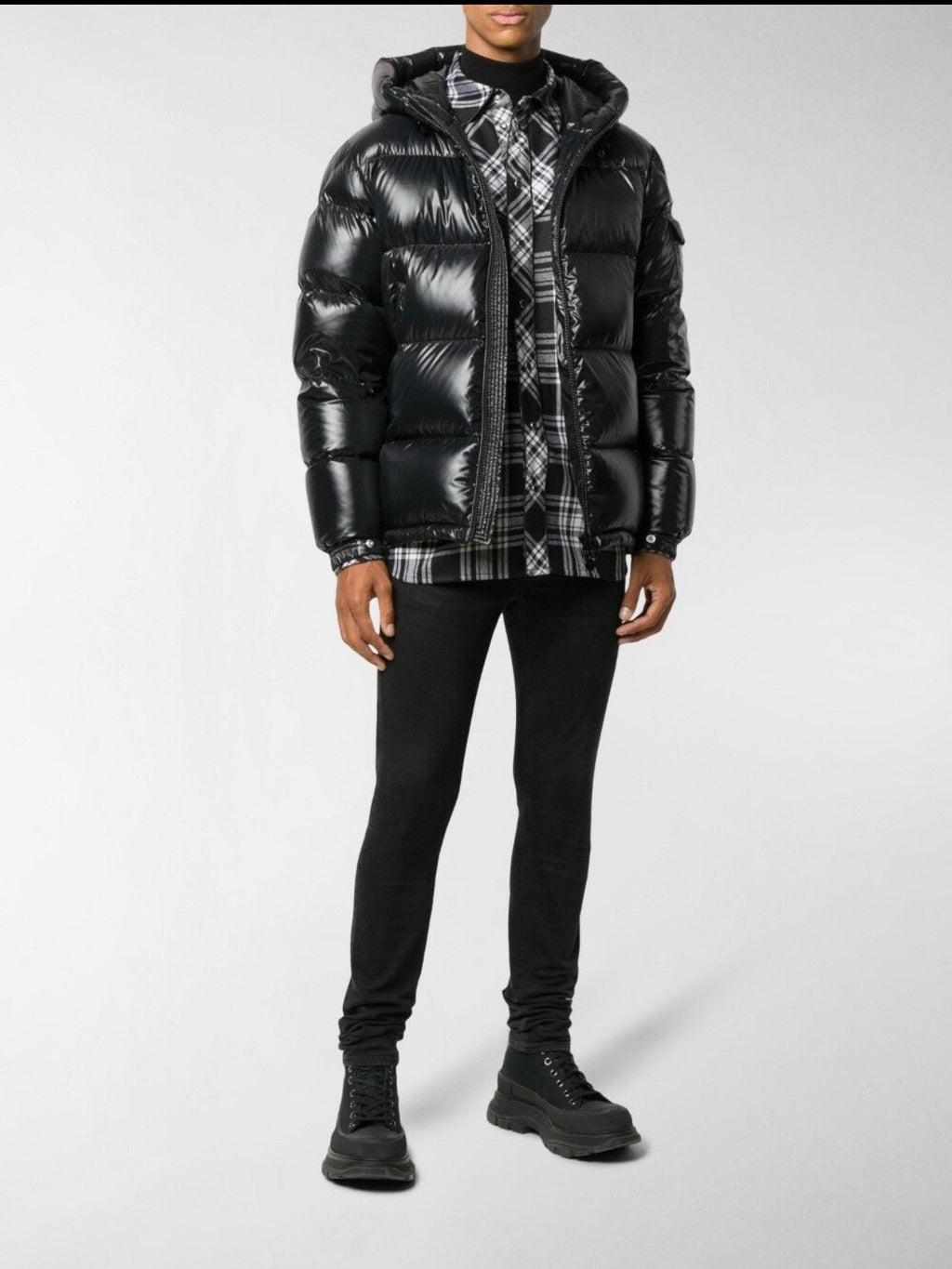 Moncler Hooded Quilted Puffer Coat