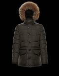 Moncler Hooded Long Down Coat