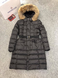 Moncler Women's Hooded Long Down Coat
