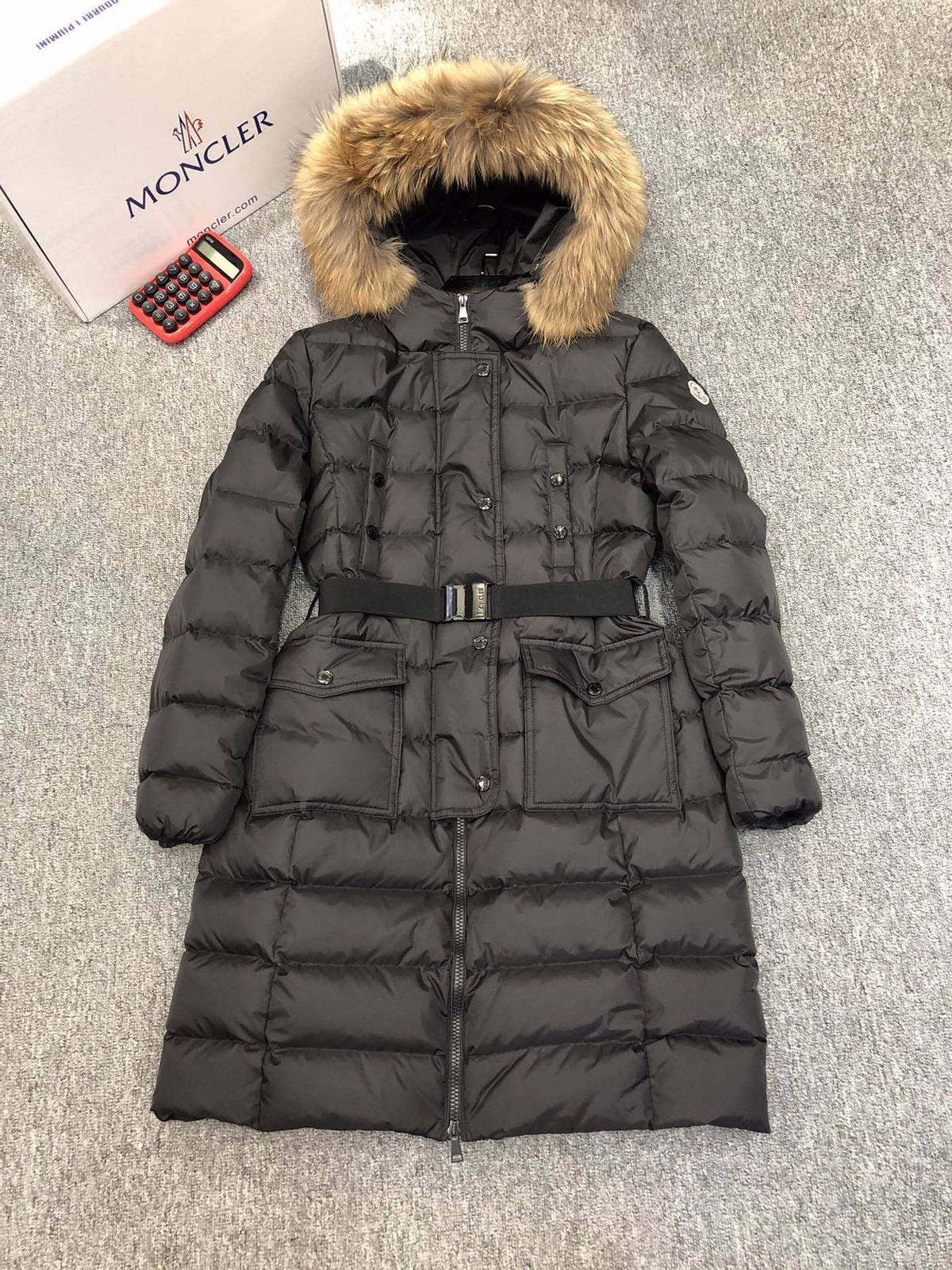 Moncler Women's Hooded Long Down Coat