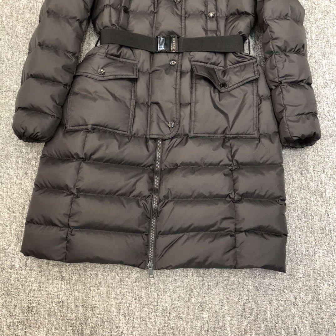 Moncler Women's Hooded Long Down Coat
