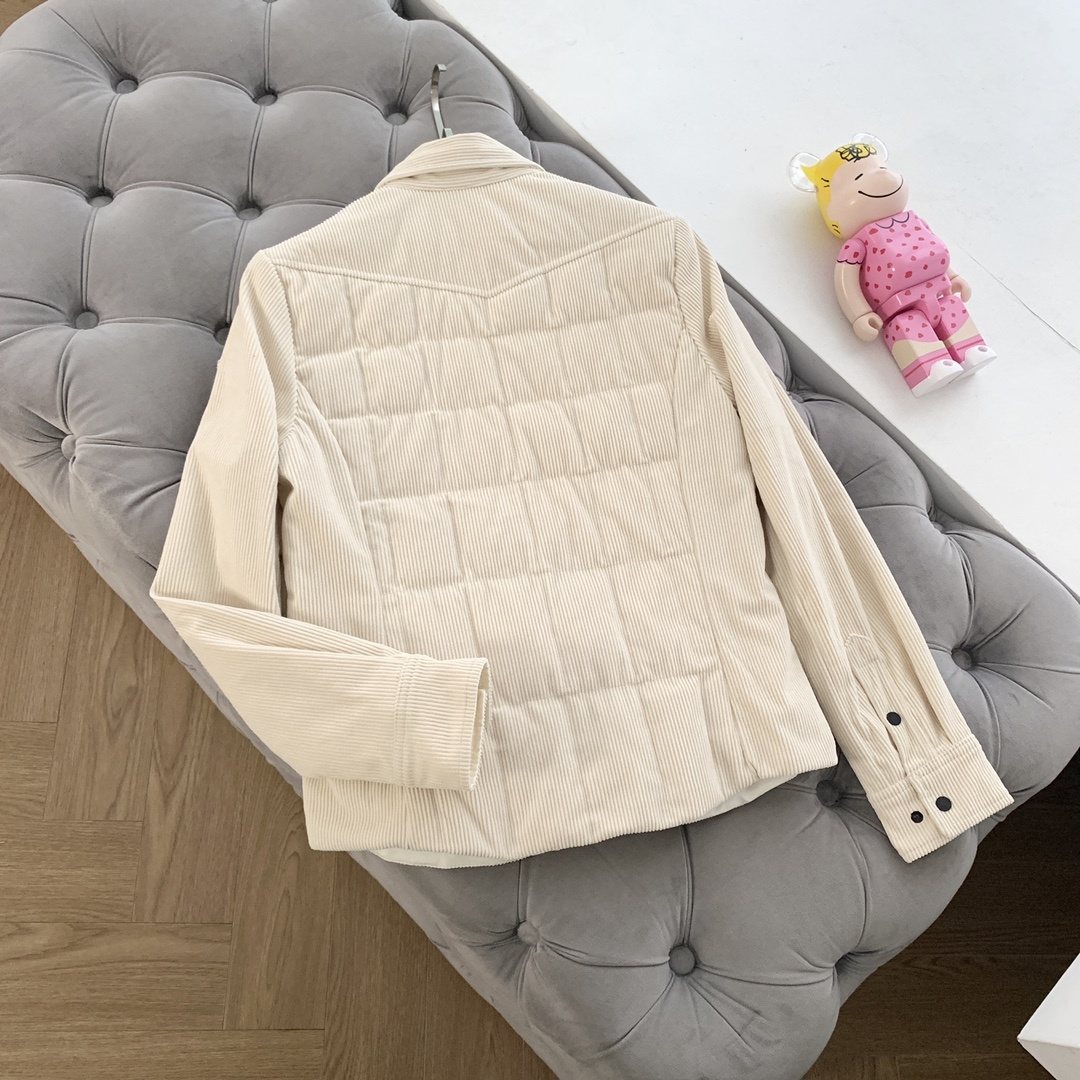 Moncler Quilted Shirt Coat