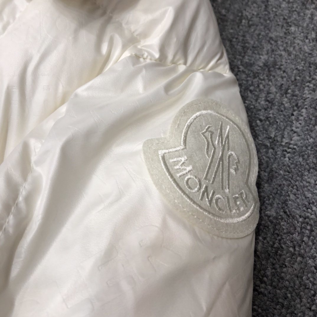 Moncler Women's All-Over Print Long Down Coat