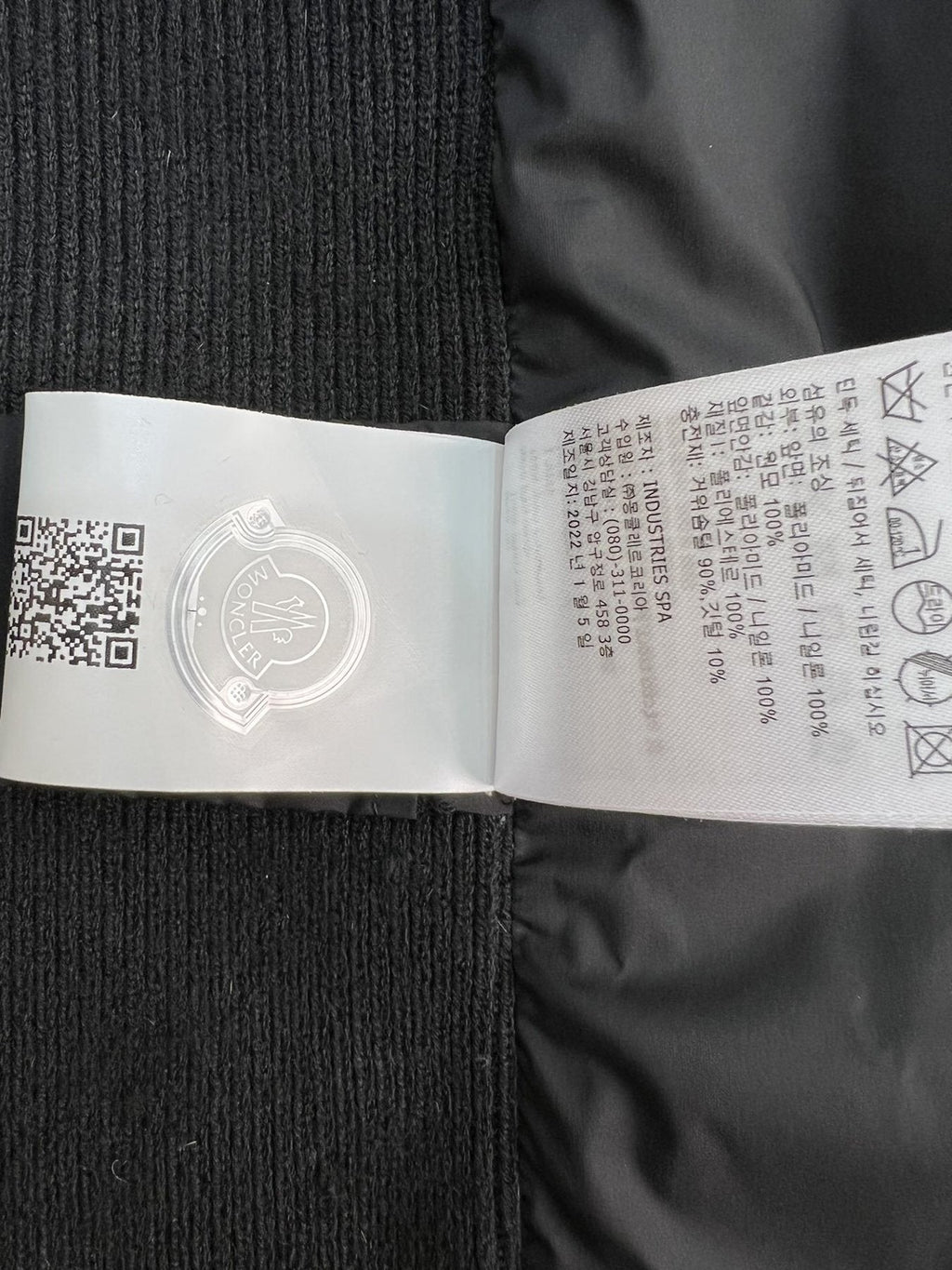 Moncler Knit Sleeve Down Jacket