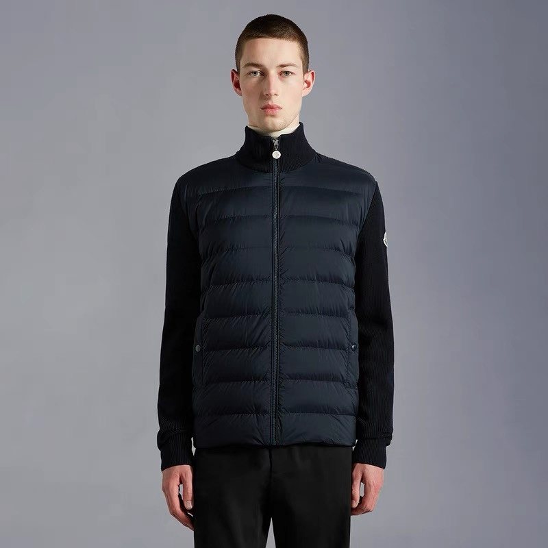 Moncler Knit Sleeve Down Jacket