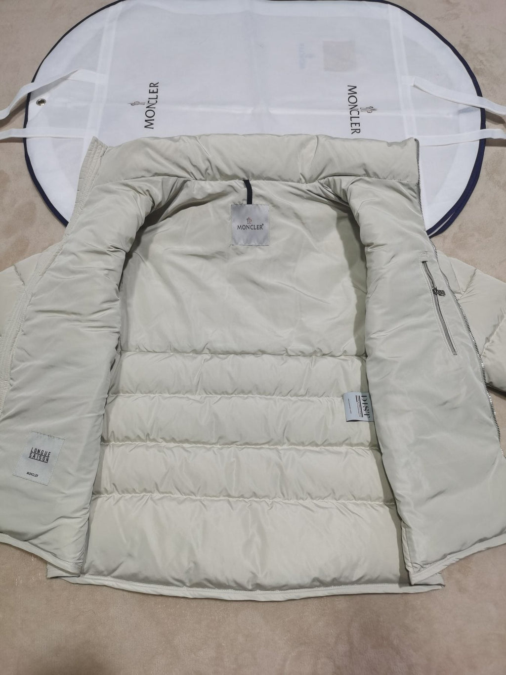 Moncler Men's Quilted Short Down Coat with Detachable Hood