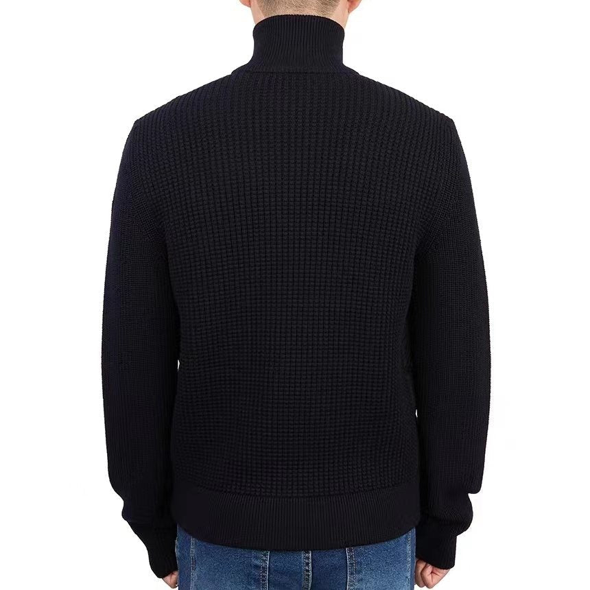 Moncler Quilted Knit-Sleeve Down Jacket