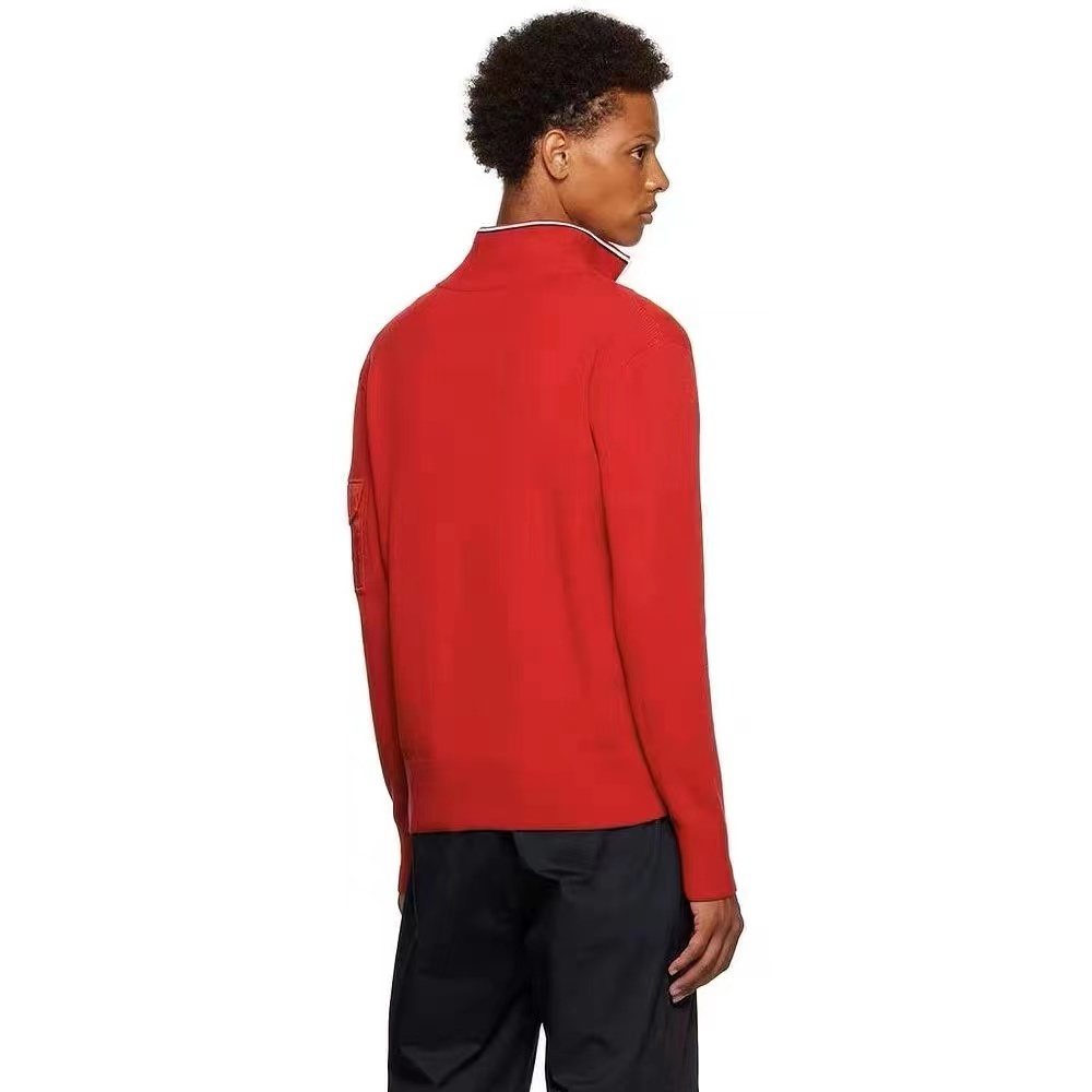 Moncler Men's Full-Zip Mock-Neck Knit Jacket