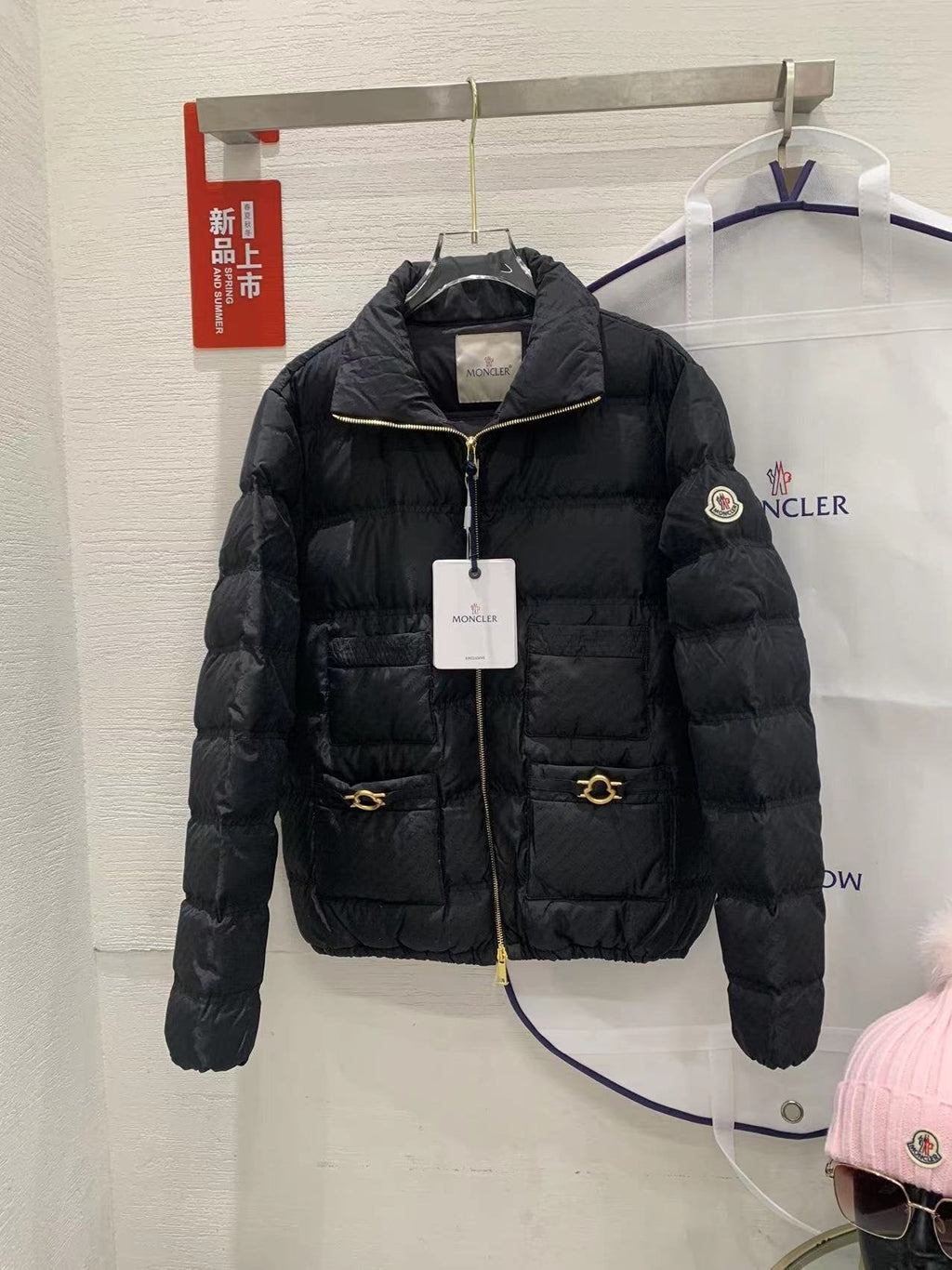 Moncler Multi-Pocket Quilted Puffer Coat