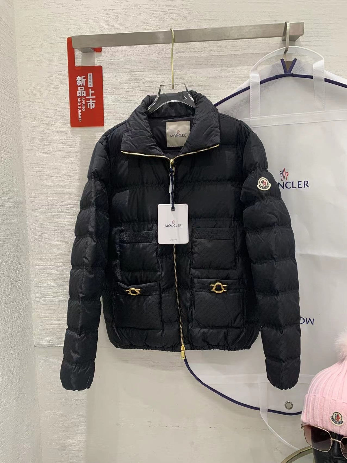 Moncler Multi-Pocket Quilted Puffer Coat