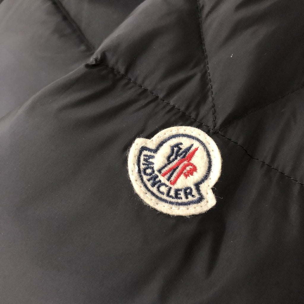 Moncler Black Detachable Hood Quilted Short Down Coat